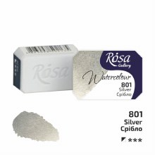 Rosa Full-Pan Watercolour - Silver 801