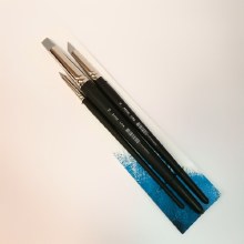Rubber Brush Set 3 assorted