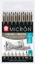 Sakura Pigma Micron 7 + 1 Sakura Pigma Micron 7 + 1