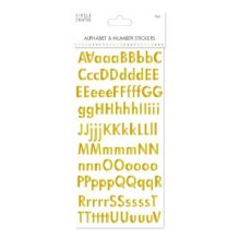 Simply Creative Alphabet & Number Stickers - Classic Foil Gold