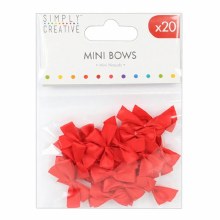 Simply Creative Mini Bows - Red