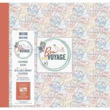 First Edition Scrapbook Album 12x12" - Bon Voyage Stamps