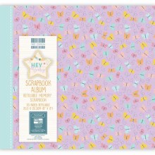 First Edition Scrapbook Album 8x8" - Hey Baby - Butterfly