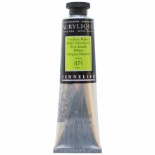 Sennelier Artists Acrylic 60ml Bright Yellow Green 871