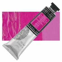 Sennelier Artists Acrylic 60ml Quinacridone Red Light 672 Sennelier Artists Acrylic 60ml Quinacridone Red Light 672