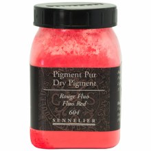 Sennelier Pigment Fluorescent Red 100g Sennelier Pigment Fluorescent Red 100g