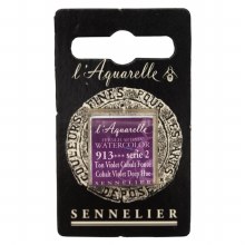 Sennelier L'Aquarelle Watercolour Half Pan Cobalt Violet Deep Hue 913