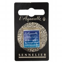 Sennelier L'Aquarelle Watercolour Half Pan French Ultramarine Blue 314