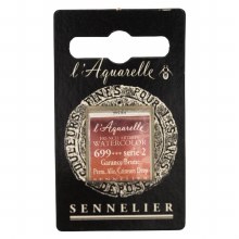 Sennelier L'Aquarelle Watercolour Half Pan Permanent Alizarin Crimson Deep 699