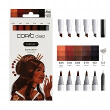Copic Ciao Set Portrait 6 Pcs - Earth Charm