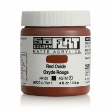 Golden SoFlat 118ml Red Oxide