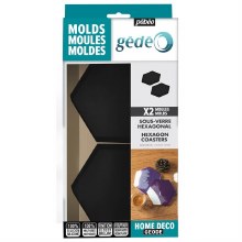 Gedeo Silicon Mould - Hexagon Coaster x 2