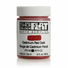 Golden SoFlat 59ml Cadmium Red Dark