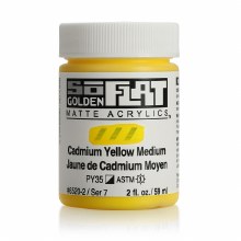 Golden SoFlat 59ml Cadmium Yellow Medium
