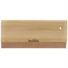 Speedball 10'' Neoprene Blade Graphic Squeegee - 70 Durometer Speedball 10'' Neoprene Blade Graphic Squeegee - 70 Durometer