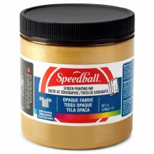 Speedball 236ml Fabric Screen Printing Ink - Opaque Gold