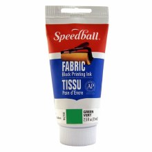 Speedball Fabric Block Printing Ink 75ml - Green Speedball Fabric Block Printing Ink 75ml - Green