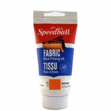Speedball Fabric Block Printing Ink 75ml - Orange Speedball Fabric Block Printing Ink 75ml - Orange