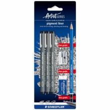 Staedtler Pigment Liner Black - drawing set