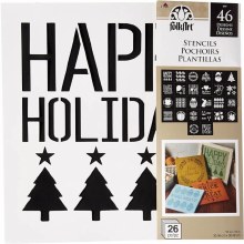 FolkArt Value Stencil Pack Holiday
