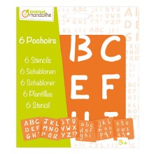 Stencils - Set of 6 Alphabet