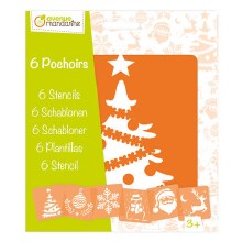Stencils - Set of 6 Christmas