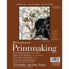 Strathmore 400 Printmaking Pad 8x10" Strathmore 400 Printmaking Pad 8x10"