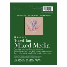Strathmore 400 Toned Tan Mixed Media Pad 6x8"