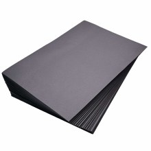 A2 Black Sugar Paper - 250 Sheets