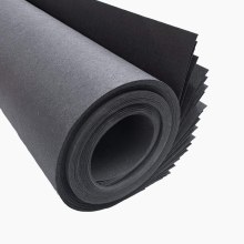 A2 Black Sugar Paper - Roll 25 Sheets