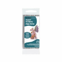 Super Sculpey Flex Firm - Gray, 1 lb (454 g)
