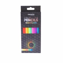 Supreme Neon Colouring Pencils 12s