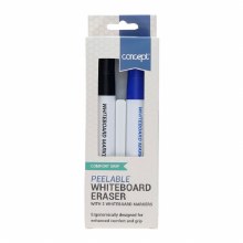 Supreme Whiteboard Eraser & Markers