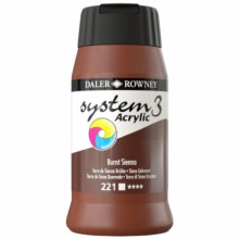 Daler-Rowney System3 500ml Burnt Sienna Daler-Rowney System3 500ml Burnt Sienna