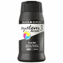 Daler-Rowney System3 500ml Process Black Daler-Rowney System3 500ml Process Black