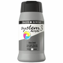 Daler-Rowney System3 500ml Silver Imit