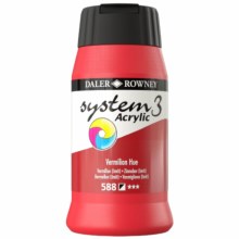 Daler-Rowney System3 500ml Vermilion Hue Daler-Rowney System3 500ml Vermilion Hue