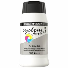 Daler-Rowney System3 500ml Zinc Mixing White Daler-Rowney System3 500ml Zinc Mixing White