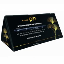 Uni Pin Fine Line Pens - Triangle - Set of 18 Uni Pin Fine Line Pens - Triangle - Set of 18