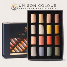 Unison Pastels Set of 16 Half Sticks - Portrait