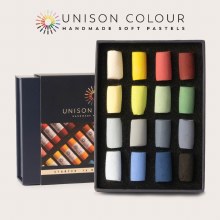 Unison Pastels Set of 16 Half Sticks - Starter