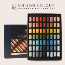 Unison Pastels Set of 63 Half Sticks - Starter