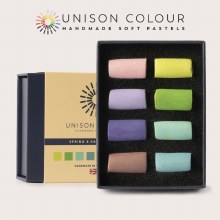 Unison Pastel Set of 8 Half Sticks - Spring (New Version)