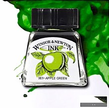 WINSOR & NEWTON INK 14ML APPLE GREEN