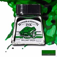 WINSOR & NEWTON INK 14ML BRILLIANT GREEN
