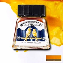 WINSOR & NEWTON INK 14ML CANARY YELLOW