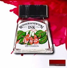 WINSOR & NEWTON INK 14ML CRIMSON