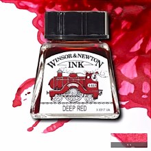 WINSOR & NEWTON INK 14ML DEEP RED