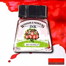 WINSOR & NEWTON INK 14ML SCARLET