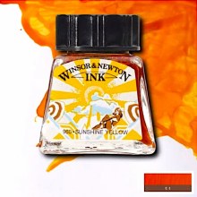 WINSOR & NEWTON INK 14ML SUNSHINE YELLOW